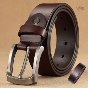 Ceinture cuir élégante pour homme
