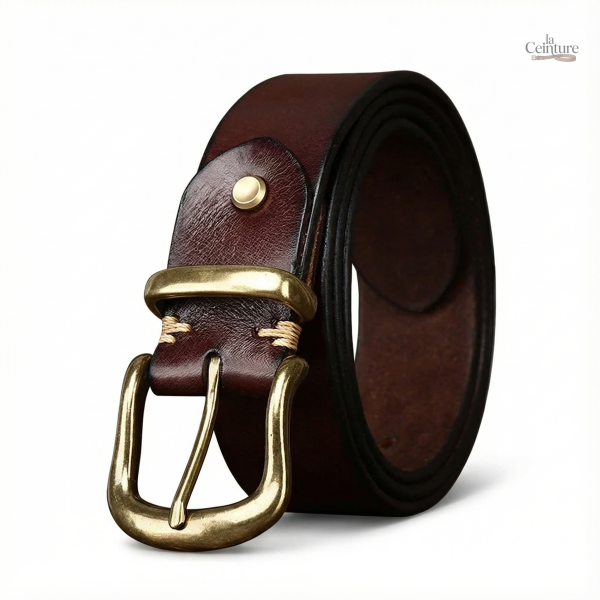 Ceinture en cuir pour homme tendance