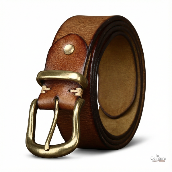 Ceinture en cuir homme, style Dublin