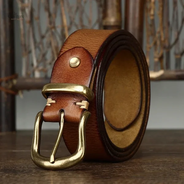 Accessoire mode homme : ceinture cuir