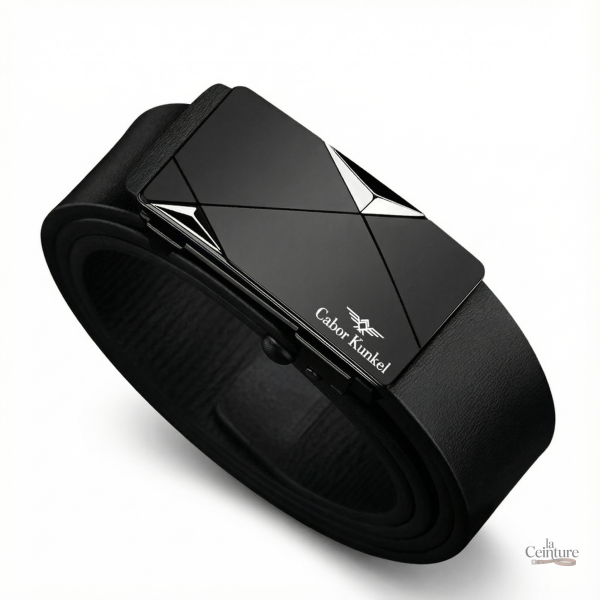 Ceinture en cuir robuste pour homme