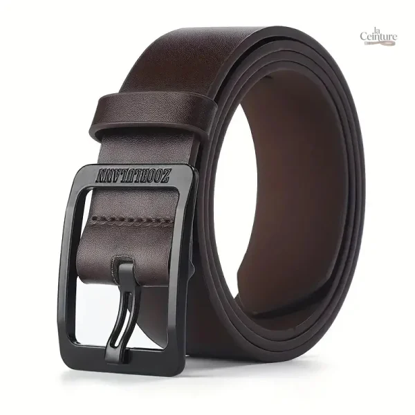 Ceinture en cuir pour hommes, design intemporel