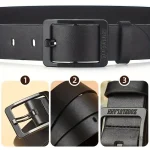 Accessoire essentiel en cuir pour hommes