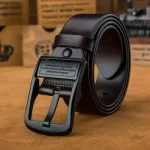 Ceinture en cuir pour homme Wichita, style classique