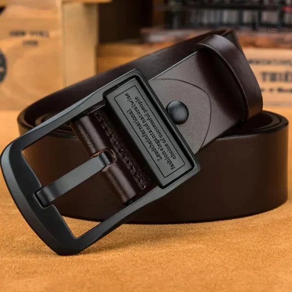 Ceinture Wichita en cuir, accessoire masculin chic