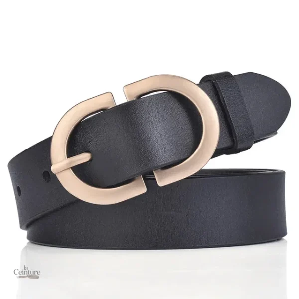 Ceinture cuir élégante pour femme