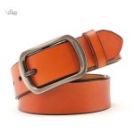 Ceinture en cuir souple pour femme