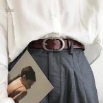 Accessoire mode femme, ceinture Lina en cuir