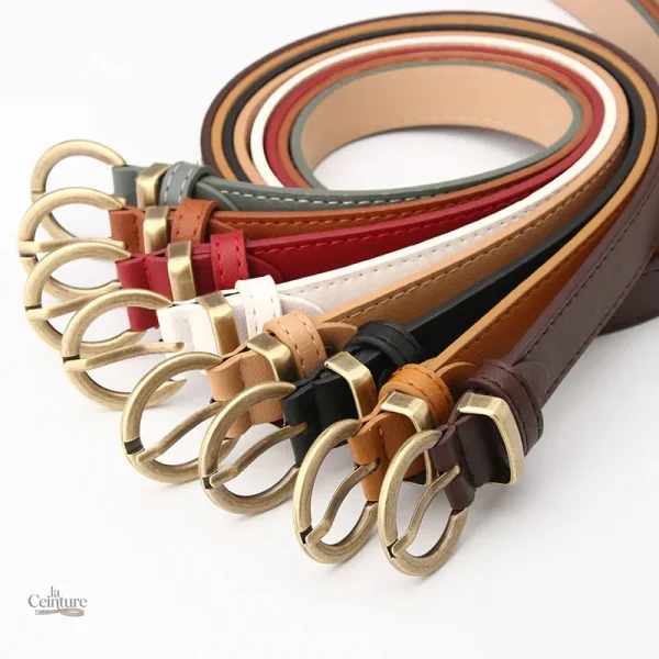 Ceinture en cuir raffinée pour femme