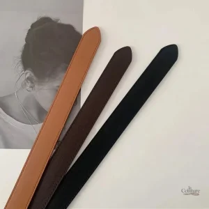 Ceinture en cuir pour femme, modèle Victoria chic