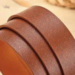 Ceinture en cuir, finition soignée pour homme