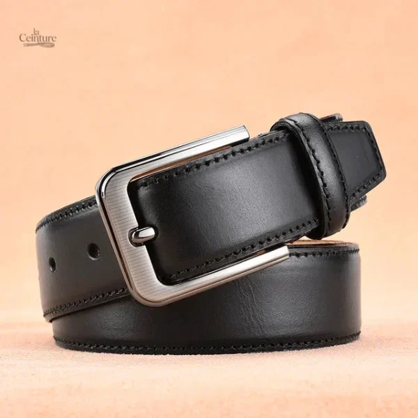 Ceinture en cuir classique pour homme