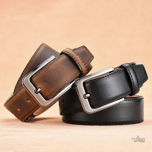 Ceinture Norbert pour homme en cuir durable