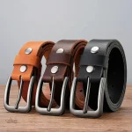 Ceinture cuir homme robuste et stylée