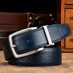 Ceinture en Cuir Réversible pour Homme