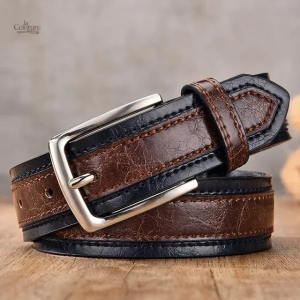 Ceinture en cuir authentique pour style vintage
