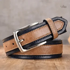 Accessoire mode : ceinture en cuir vintage
