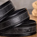 Ceinture en cuir pour homme, style intemporel
