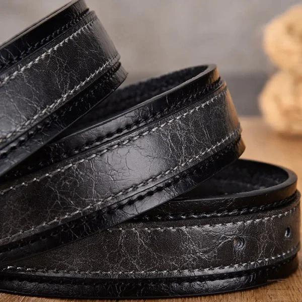 Ceinture en cuir pour homme, style intemporel