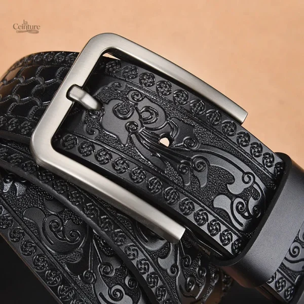 Ceinture élégante en cuir pour homme