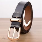 Ceinture en Cuir à Boucle Femme Clara
