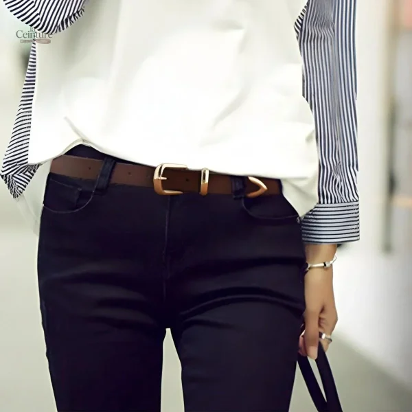 Ceinture Clara en Cuir Élégante