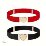 Ceinture fille avec design élastique