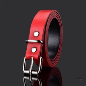 Ceinture Fille Novare en cuir coloré