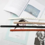 Ceinture en cuir pour femme, design épuré