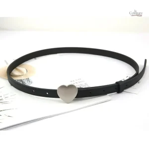 Accessoire en cuir féminin : ceinture Clotilde raffinée