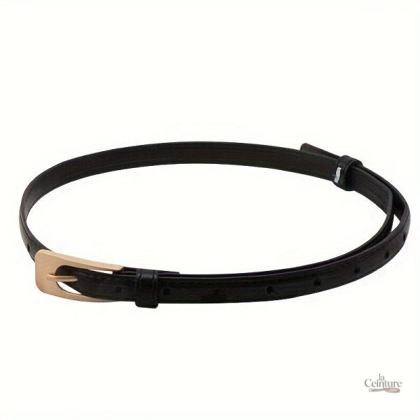 Ceinture en cuir pour femme avec boucle chic