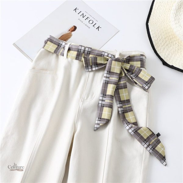 Ceinture Foulard à Carreaux - Grenade