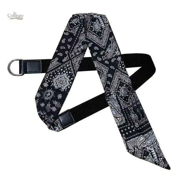 Ceinture foulard motif cachemire - Halle