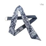 Foulard ceinture à motif cachemire élégant