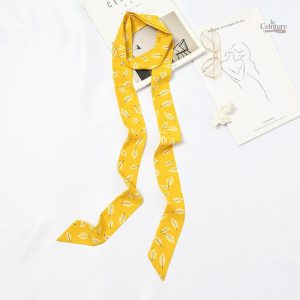 Accessoire mode : ceinture foulard avec motifs