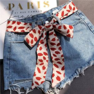 Ceinture foulard à motif Radom