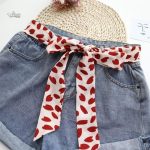 Ceinture foulard avec motifs colorés