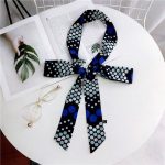 Messine : ceinture foulard élégante à pois