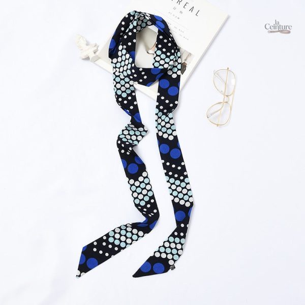 Ceinture à pois en textile léger