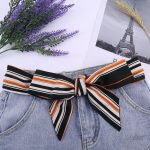Ceinture Foulard rayé élégante pour accessoiriser