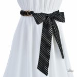 Ceinture tendance avec motifs foulard