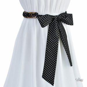 Ceinture tendance avec motifs foulard