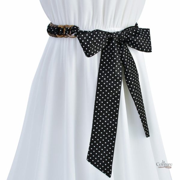 Ceinture tendance avec motifs foulard