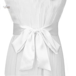 Accessoire mode ceinture foulard satin