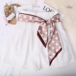 Ceinture en soie avec motif foulard