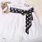 Accessoire mode : ceinture foulard en soie