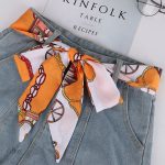 Ceinture en soie avec motif foulard - Mayence