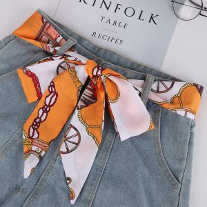 Ceinture en soie avec motif foulard - Mayence