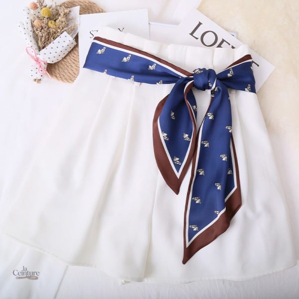 Ceinture foulard en soie Padoue