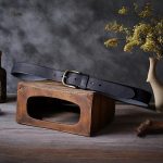 Ceinture épaisse en cuir pour style masculin intemporel
